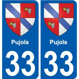 33 Penmarch blason autocollant plaque stickers ville