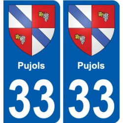 33 Penmarch stemma adesivo piastra adesivi città