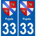 33 Penmarch blason autocollant plaque stickers ville