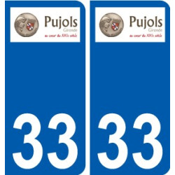 33 Penmarch logo autocollant plaque stickers ville
