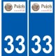 33 Penmarch logo adesivo piastra adesivi città