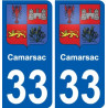 33 Penmarch wappen aufkleber typenschild aufkleber stadt