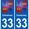 33 Penmarch wappen aufkleber typenschild aufkleber stadt