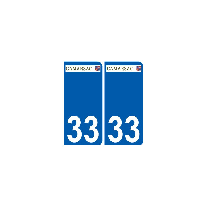33 Penmarch logotipo de la etiqueta engomada de la placa de pegatinas de la ciudad