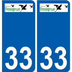 33 Penmarch logo autocollant plaque stickers ville