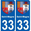 33 Penmarch wappen aufkleber typenschild aufkleber stadt