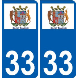 33 Penmarch logo sticker plate stickers city