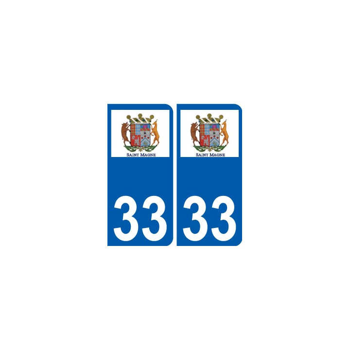 33 Penmarch logo sticker plate stickers city