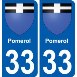33 Penmarch blason autocollant plaque stickers ville