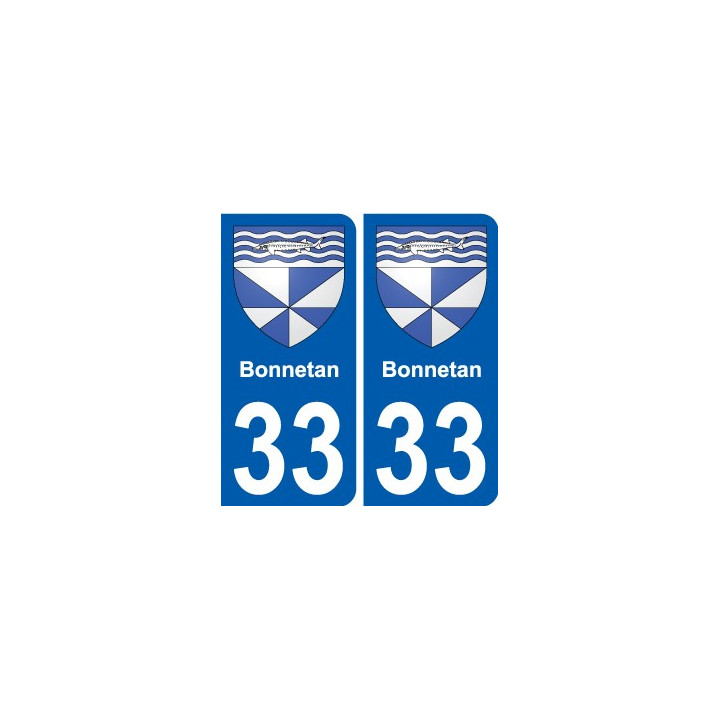 33 Penmarch escudo de armas de la etiqueta engomada de la placa de pegatinas de la ciudad