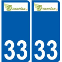 33 Penmarch logo autocollant plaque stickers ville