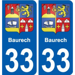 33 Penmarch blason autocollant plaque stickers ville