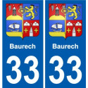 33 Penmarch blason autocollant plaque stickers ville