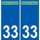 33 Penmarch logo aufkleber typenschild aufkleber stadt