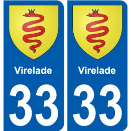 33 Penmarch escudo de armas de la etiqueta engomada de la placa de pegatinas de la ciudad