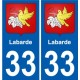 33 Penmarch wappen aufkleber typenschild aufkleber stadt