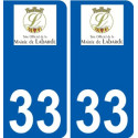 33 Penmarch logo autocollant plaque stickers ville