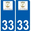 33 Penmarch logo sticker plate stickers city