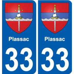 33 Penmarch blason autocollant plaque stickers ville