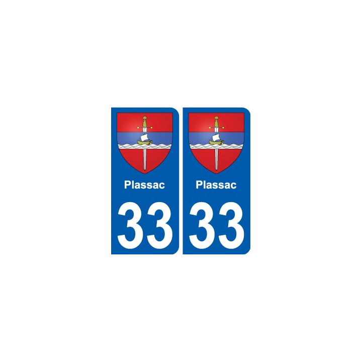 33 Penmarch blason autocollant plaque stickers ville