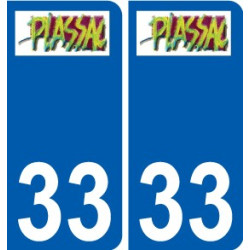 33 Penmarch logo autocollant plaque stickers ville