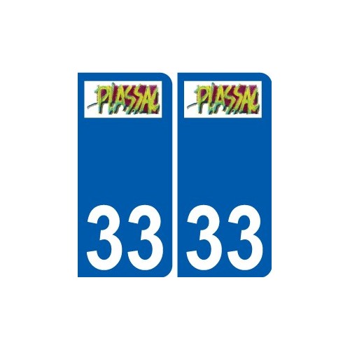 33 Penmarch logo sticker plate stickers city