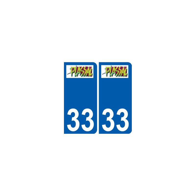 33 Penmarch logotipo de la etiqueta engomada de la placa de pegatinas de la ciudad