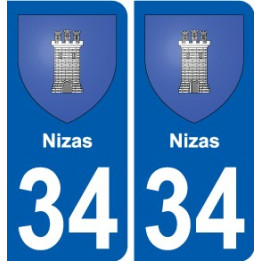 34 Penmarch coat of arms sticker plate stickers city