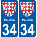 34 Penmarch logo adesivo piastra adesivi città