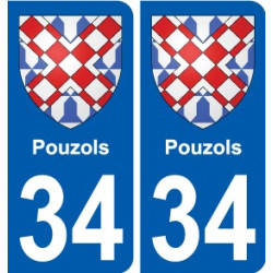 34 Penmarch logo autocollant plaque stickers ville