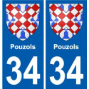 34 Penmarch logo adesivo piastra adesivi città
