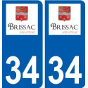 34 Penmarch logo sticker plate stickers city