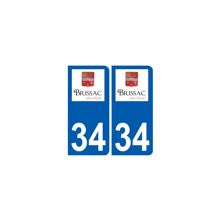 34 Penmarch logotipo de la etiqueta engomada de la placa de pegatinas de la ciudad