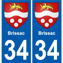 34 Penmarch blason autocollant plaque stickers ville