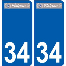 34 Penmarch logo autocollant plaque stickers ville
