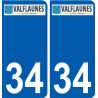 34 Penmarch logo autocollant plaque stickers ville