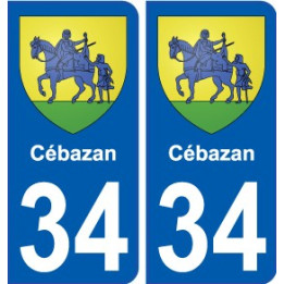 34 Penmarch coat of arms sticker plate stickers city