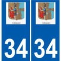 34 Penmarch logo aufkleber typenschild aufkleber stadt