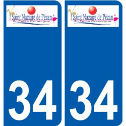 34 Penmarch logo adesivo piastra adesivi città