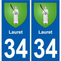 34 Penmarch blason autocollant plaque stickers ville