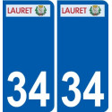 34 Penmarch logo adesivo piastra adesivi città