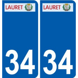 34 Penmarch logotipo de la etiqueta engomada de la placa de pegatinas de la ciudad