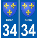 34 Penmarch stemma adesivo piastra adesivi città