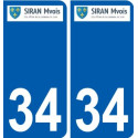 34 Penmarch logo adesivo piastra adesivi città