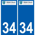 34 Penmarch logo adesivo piastra adesivi città