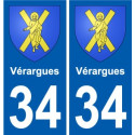 34 Penmarch blason autocollant plaque stickers ville