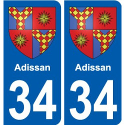34 Penmarch stemma adesivo piastra adesivi città