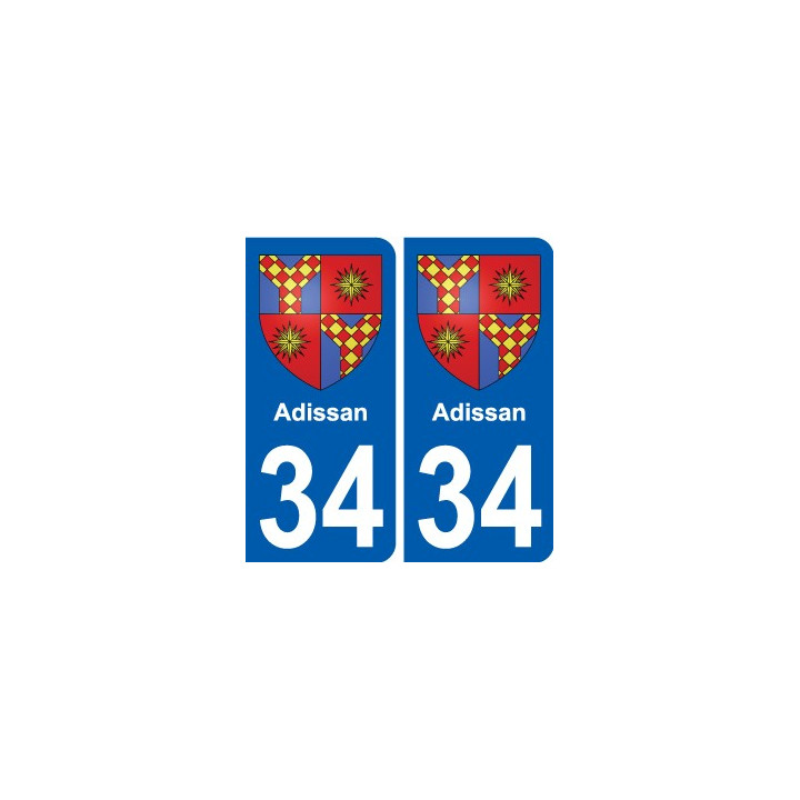 34 Penmarch coat of arms sticker plate stickers city