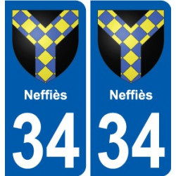 34 Penmarch stemma adesivo piastra adesivi città