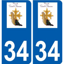 34 Penmarch logo sticker plate stickers city